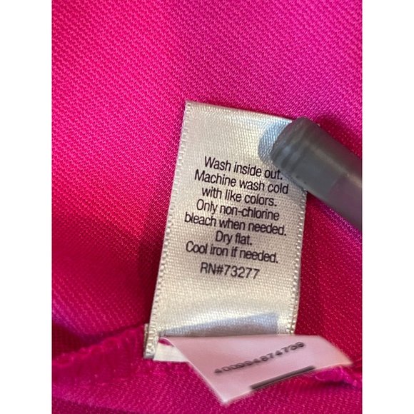 Jennifer Lopez Womens Skater Dress Crew Neck Back Zip Sleeveless Pink Size 6 - Picture 9 of 9